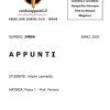 Volpini Leonardo - Fisica 1 - Prof. Ferrero