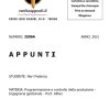 Neri Federico - Programmazione e controllo della produzione - Ingegneria gestionale - Prof. Alfieri
